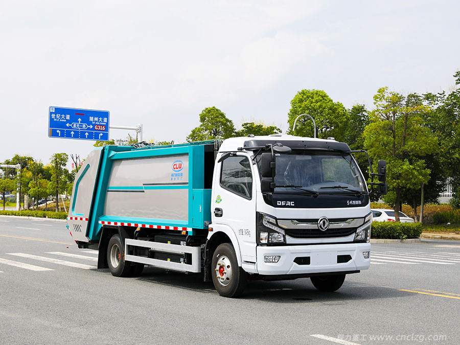 东风纯电动8方压缩垃圾车